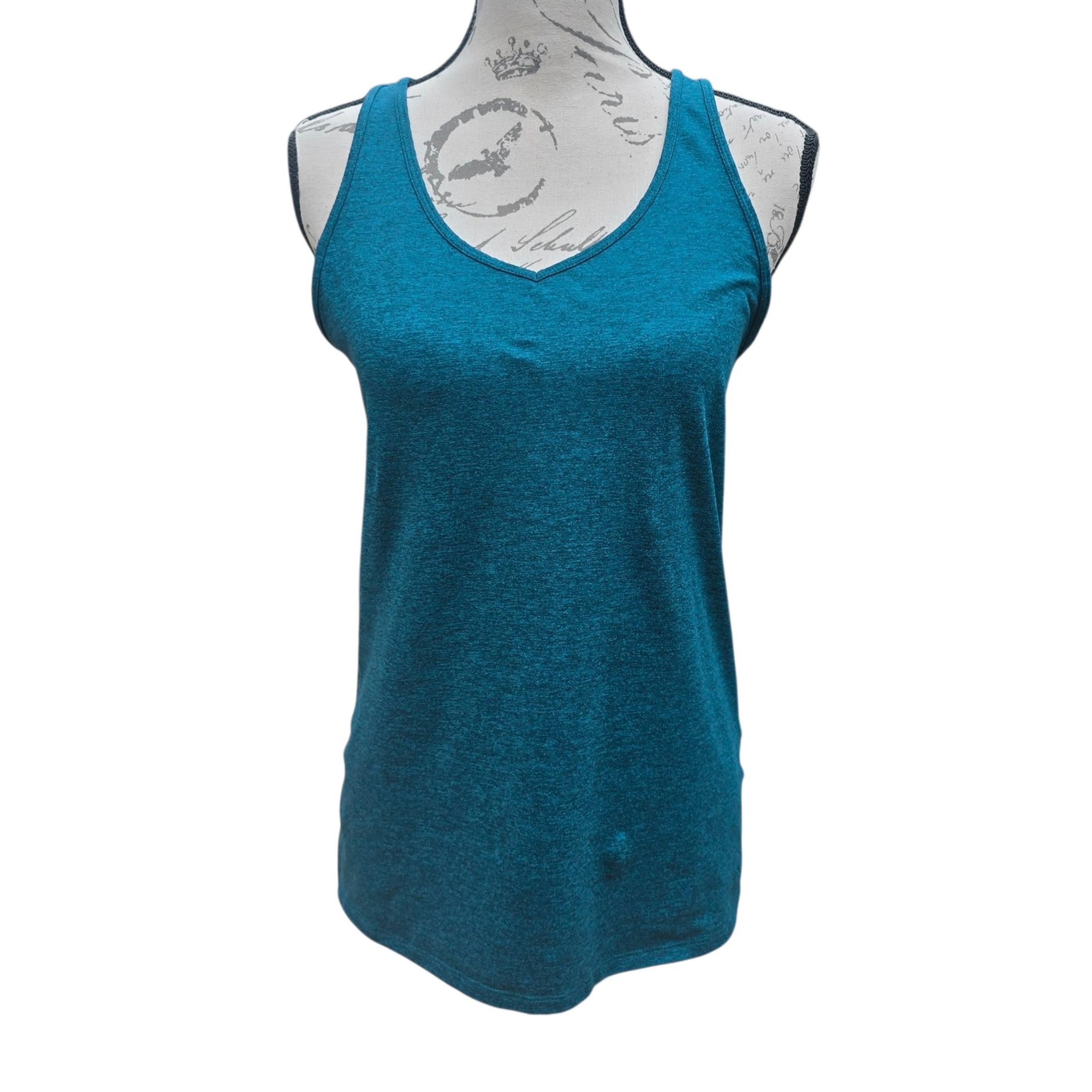 Patagonia Tank Top Racerback Athletic Workout Top Teal Blue Women's M