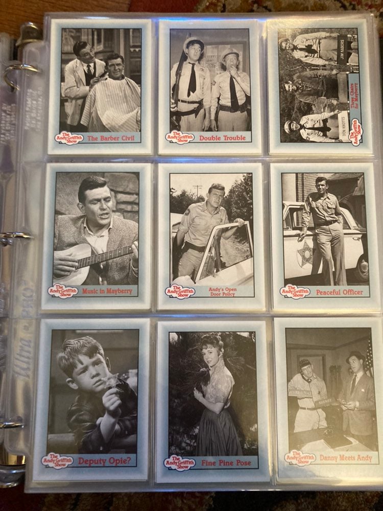 Andy Griffith trading cards