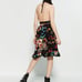 Free People Floral Halter Top&Wrap Skirt