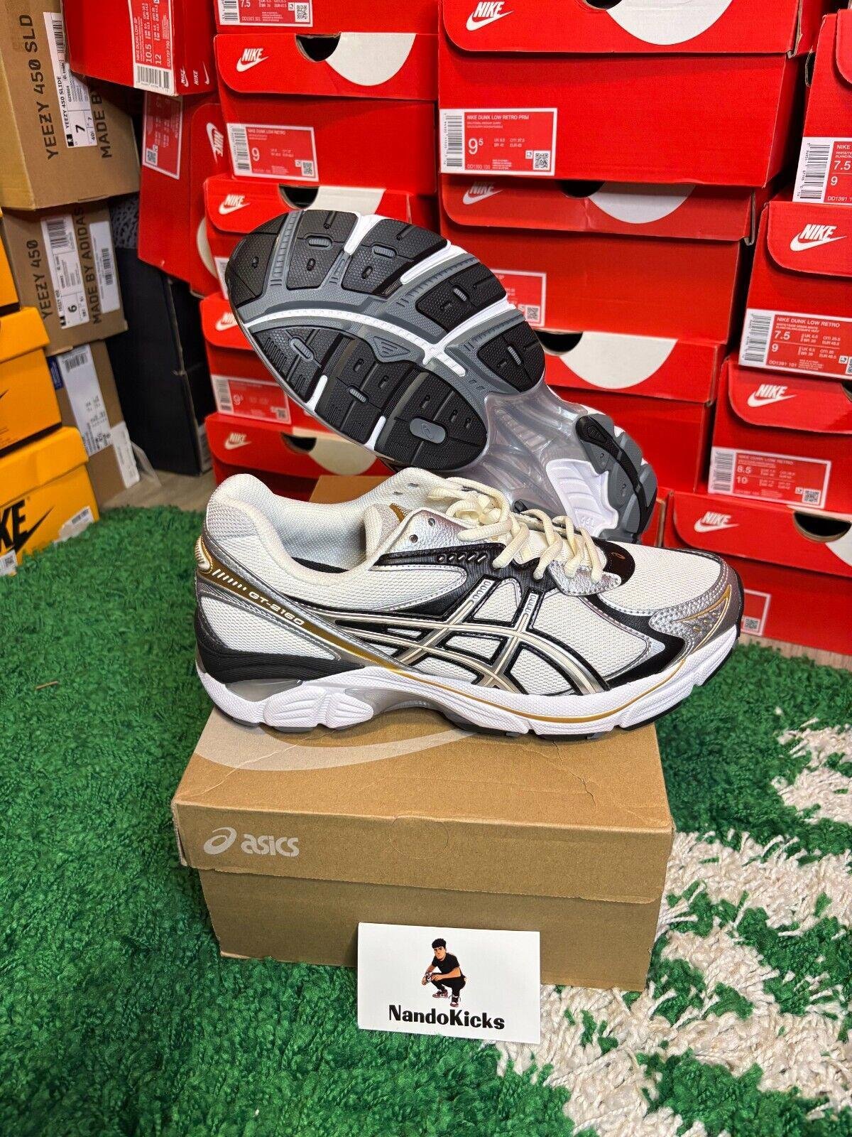Asics Sportstyle GT-2160 Cream Pure Silver New Size 8M 1203A320-100
