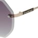 NWT BEBE Women's Gold Tone Geometric Style Metal Frame Sunglasses