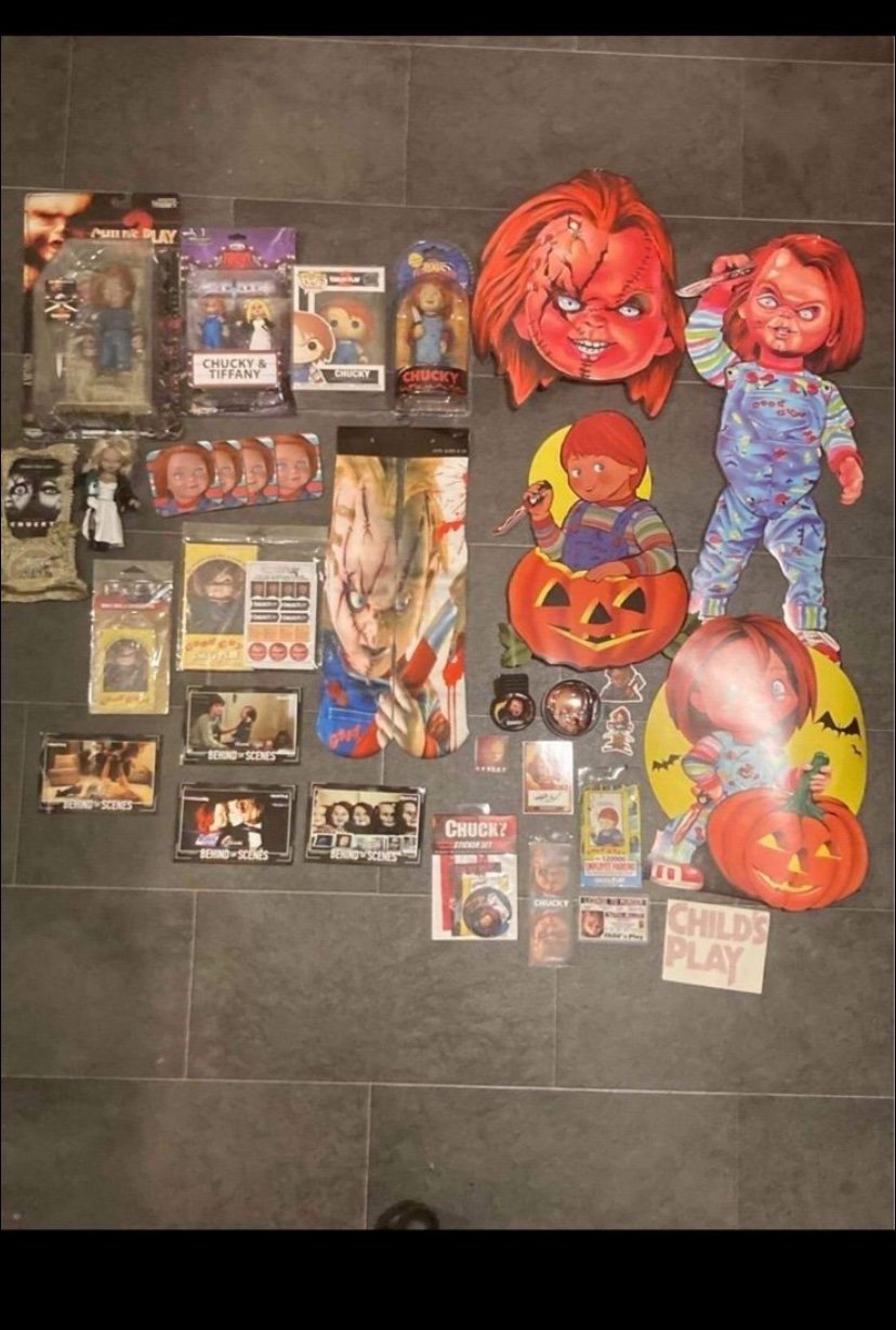 Huge Chucky merchandise
