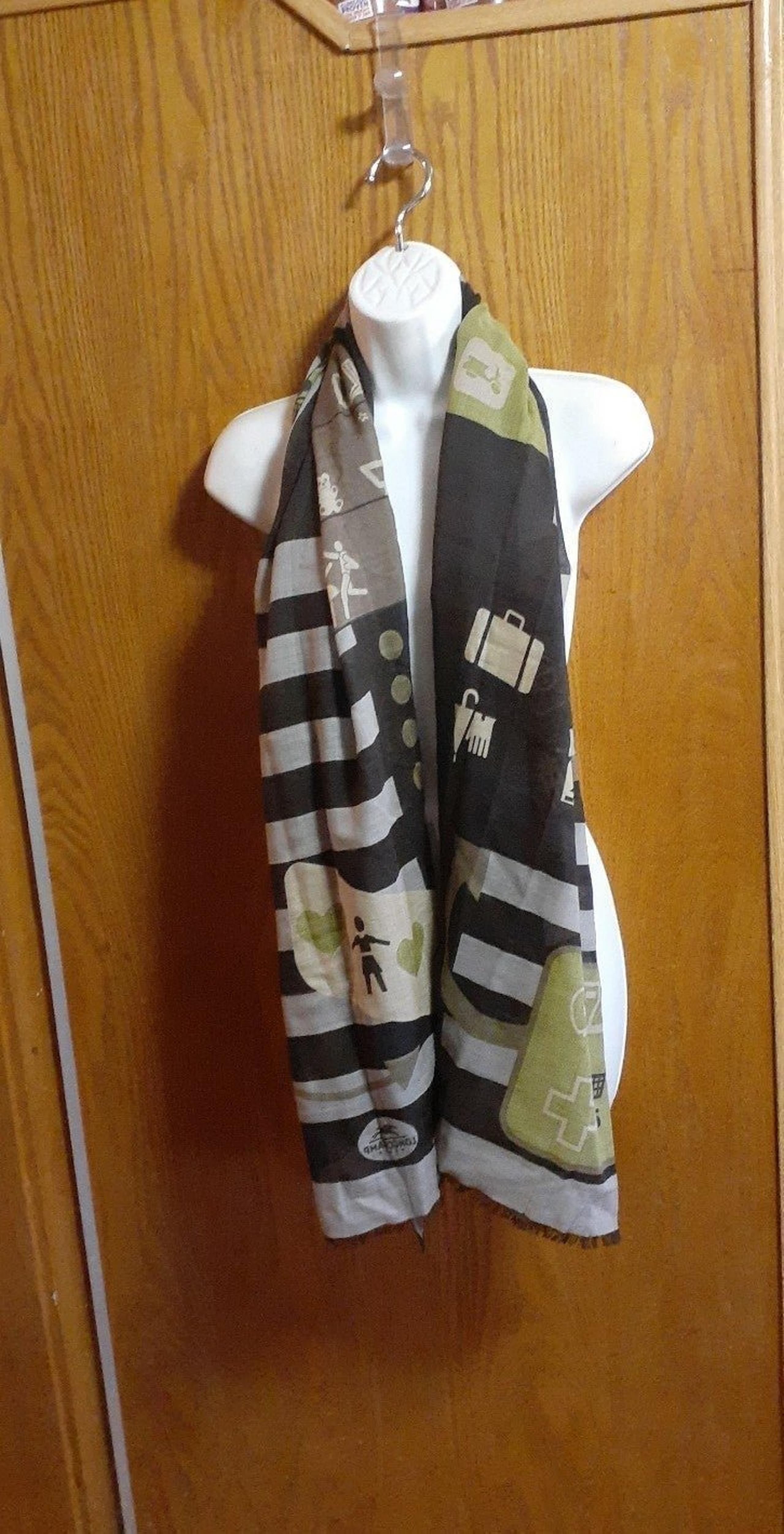 Longchamp Paris light wool silk scarf environmental protection sustainability
