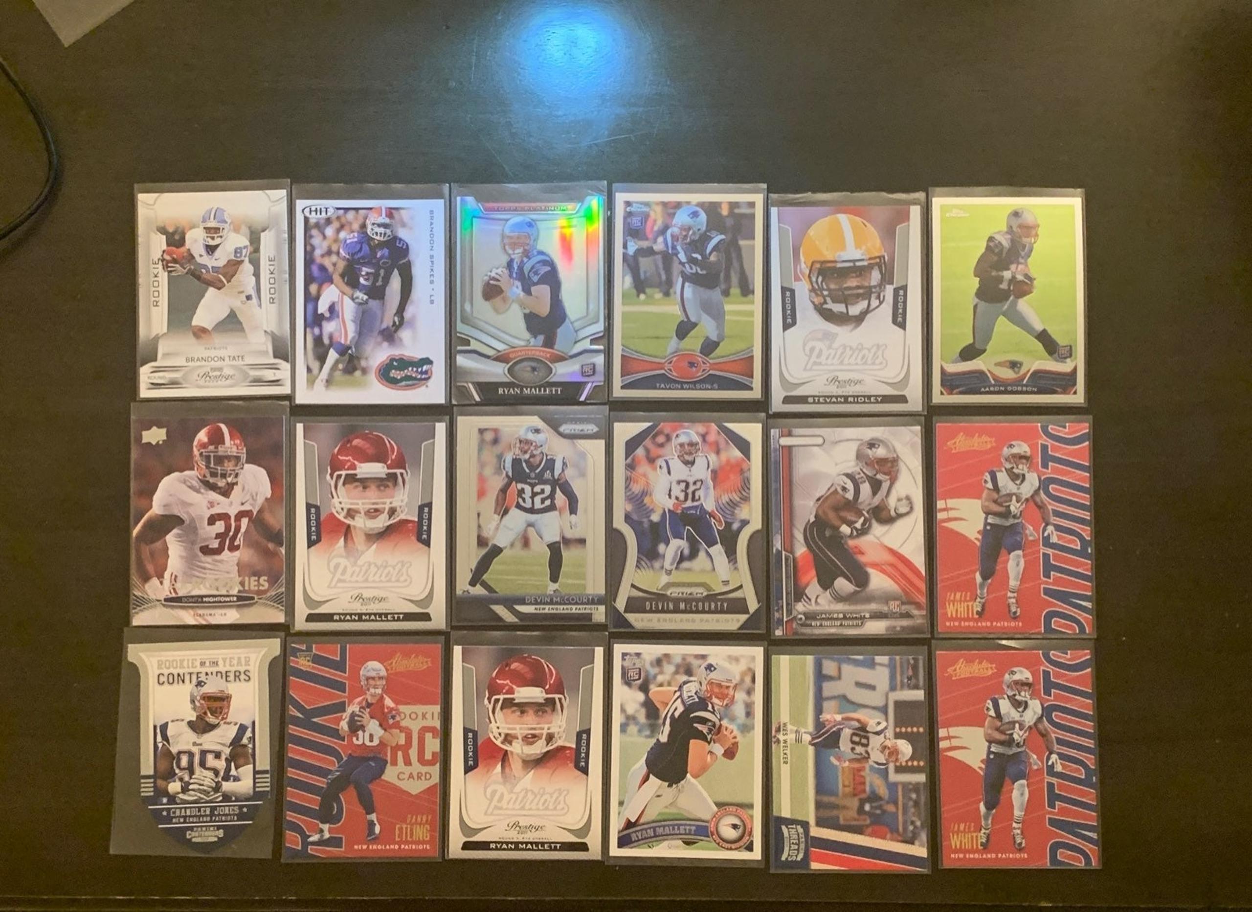 New England Patriots lot 18