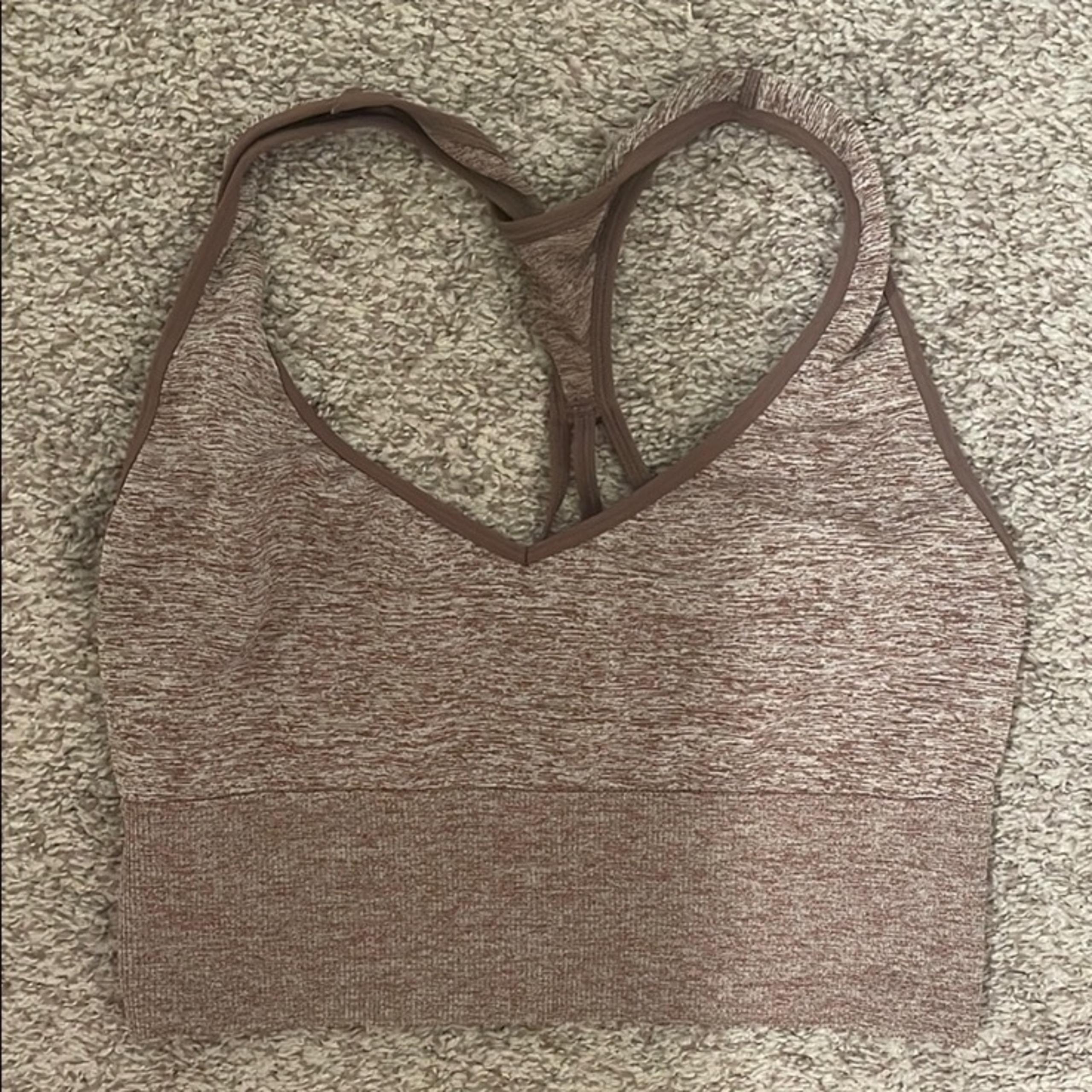 Pink Victoria’s Secret light support Women's Brown Sports Bra large