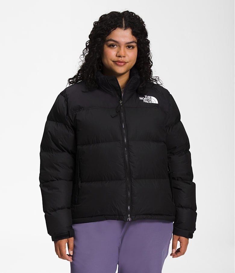 THE NORTH FACE WOMENS PLUS 1996 RETRO NUPTSE JACKET BLACK