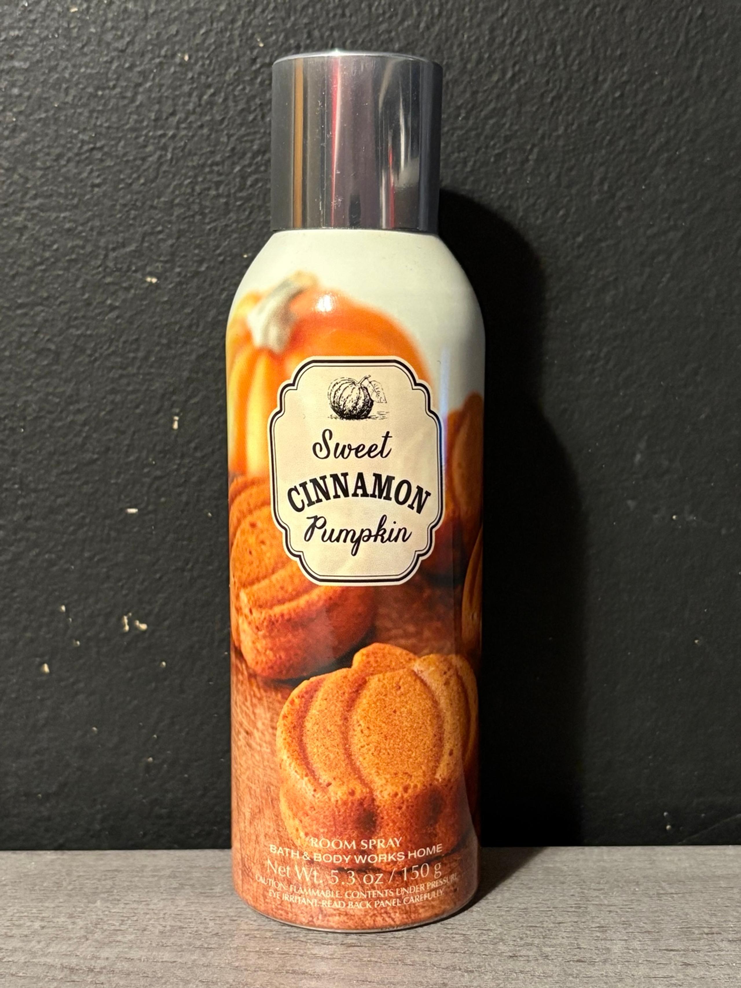 Home Room Spray Freshener large 5.3 oz Sweet Cinnamon Pumpkin - Bath & Body Works