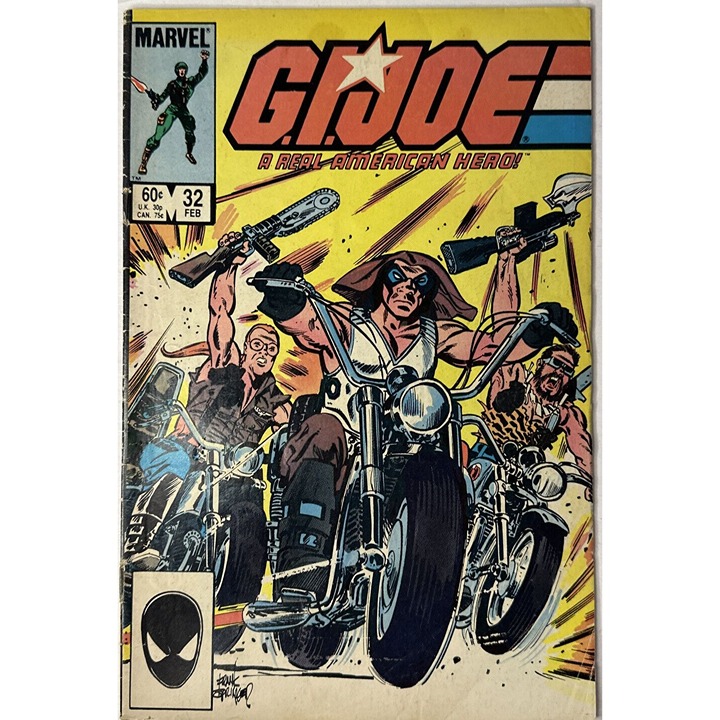 Vol 1 No 32 1985 GI Joe A Real American Hero Marvel 1st app of Lady Jaye marvel
