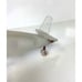 Vtg Airplane Art Deco Ceiling Pendant Light Frosted Glass Acrylic Coppertone