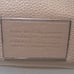 Marc Jacobs Pebbled Leather taupe hobo shoulder tote bag purse eggplant trim.