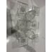 My. Vernon Clear Glass Sherbert Goblet, Crisscross Pattern, 6 3 1/2 Inches Tall