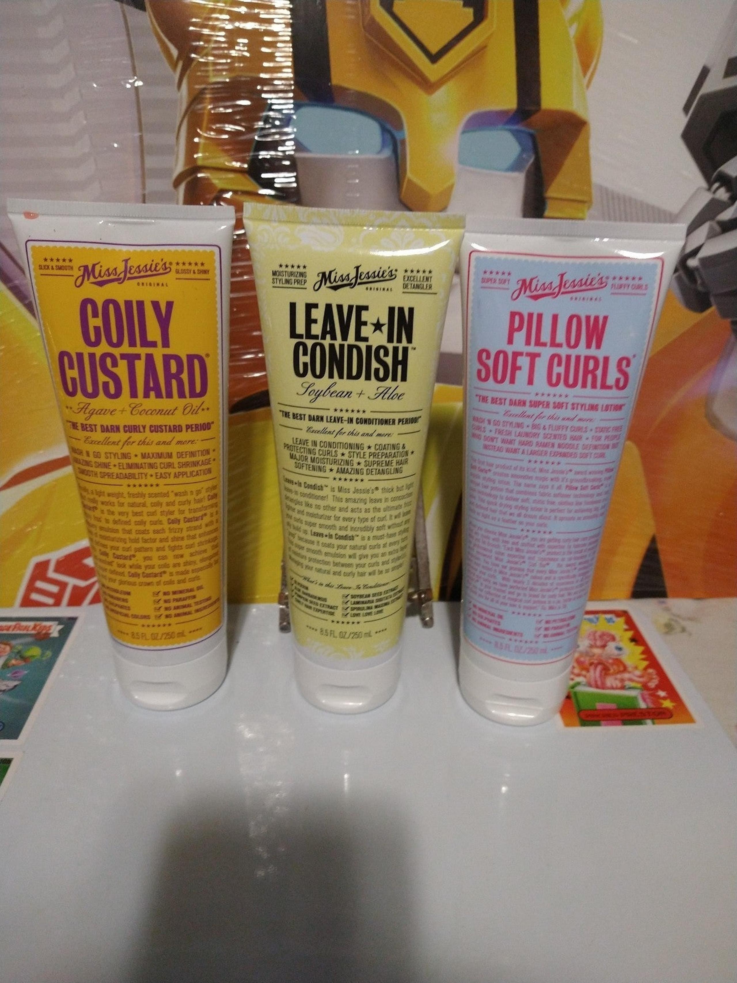 Miss Jessie's  hair creams, 3 bottles , 3 flavors. hurry