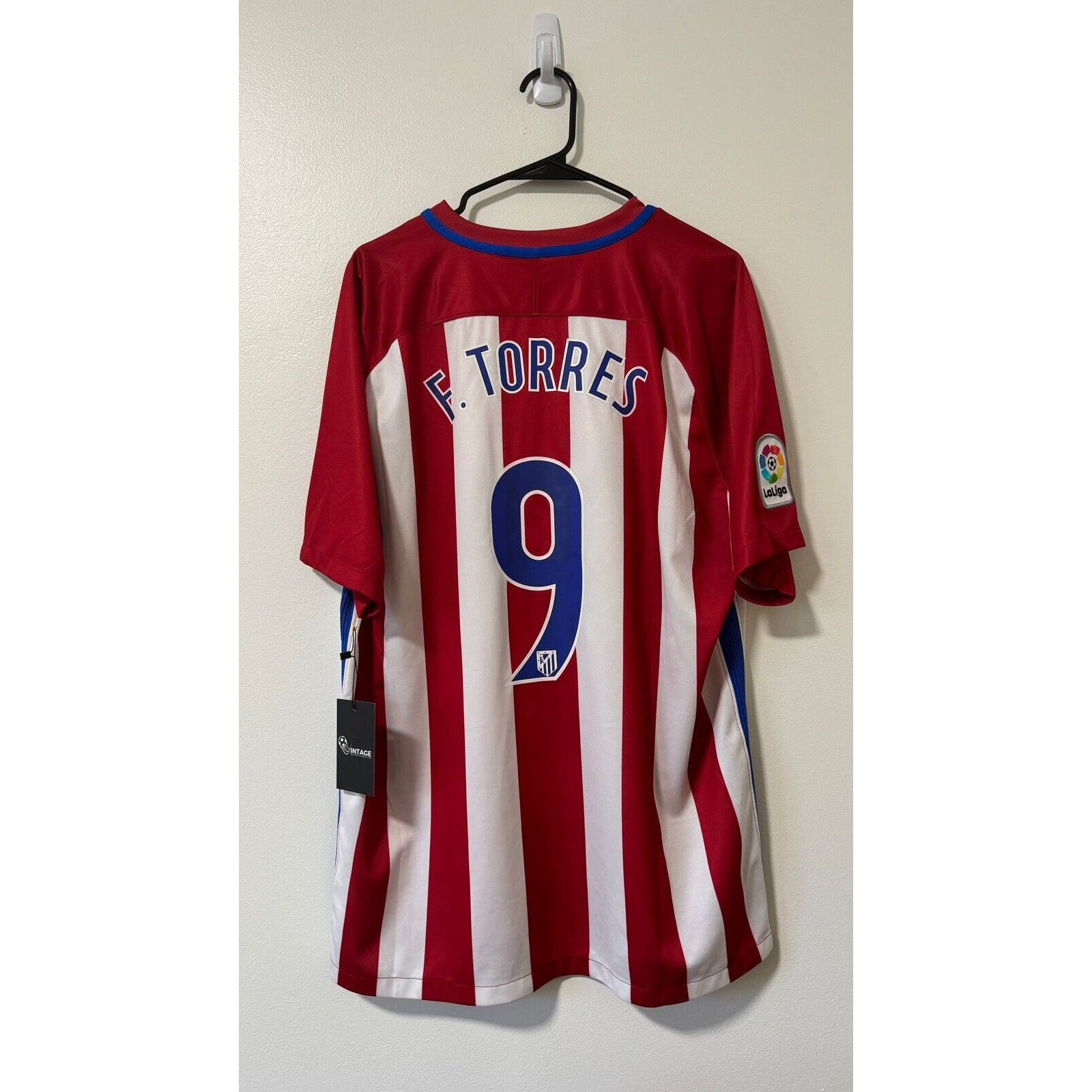 Atlético de Madrid Jersey Home 2016/17 #9 Torres (Large)