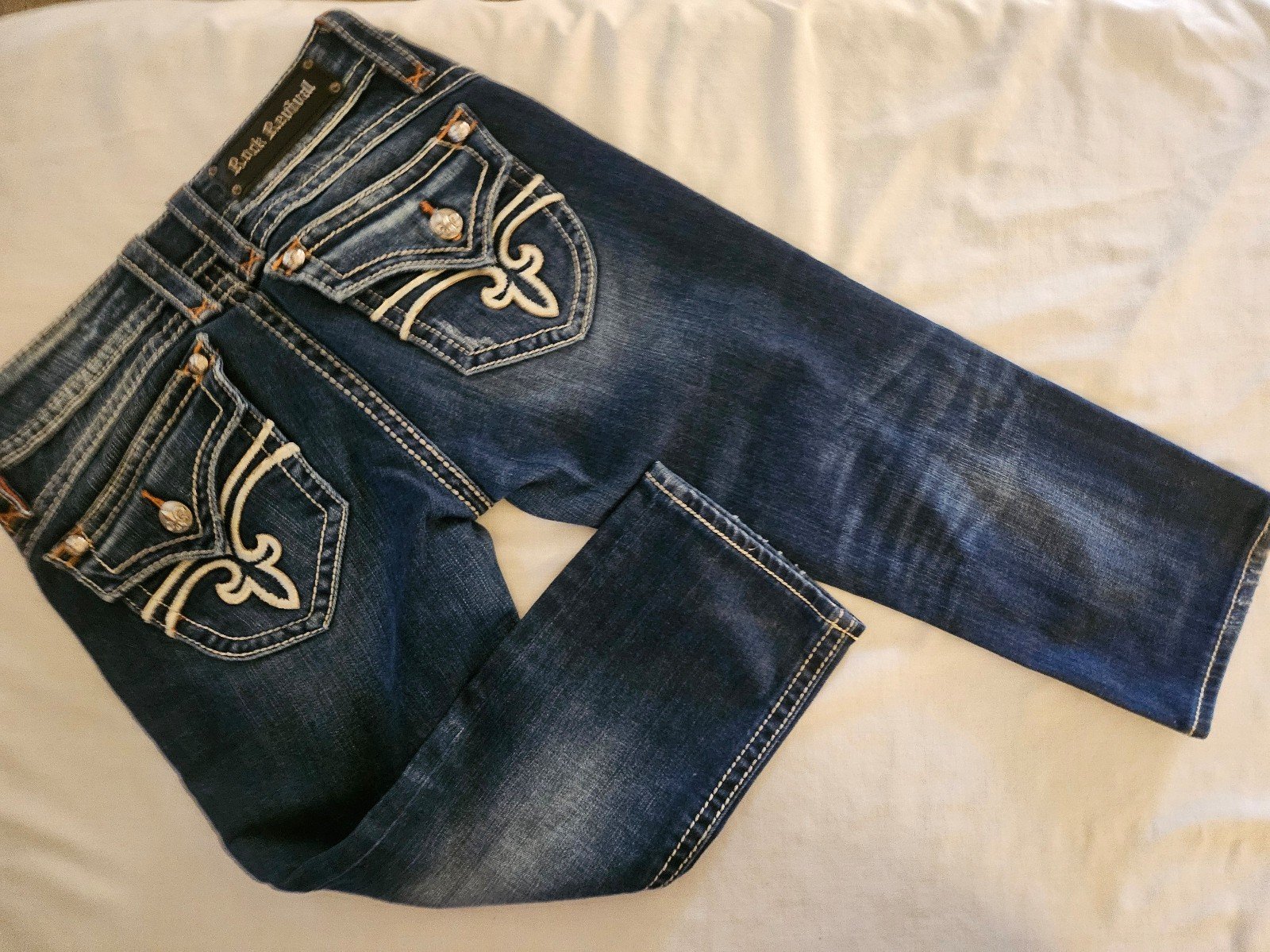 Rock Revival Stephanie Capri Jeans, 28(6)