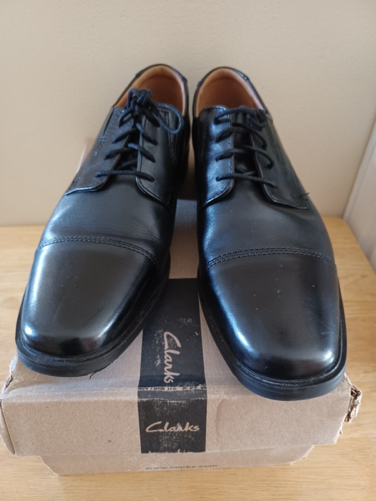 NIB Clarks Unkenneth Way Oxford Leather Men's Shoes Sz 11