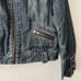 dELiA*s Dark Wash Denim Cropped Jean Jacket Size Large