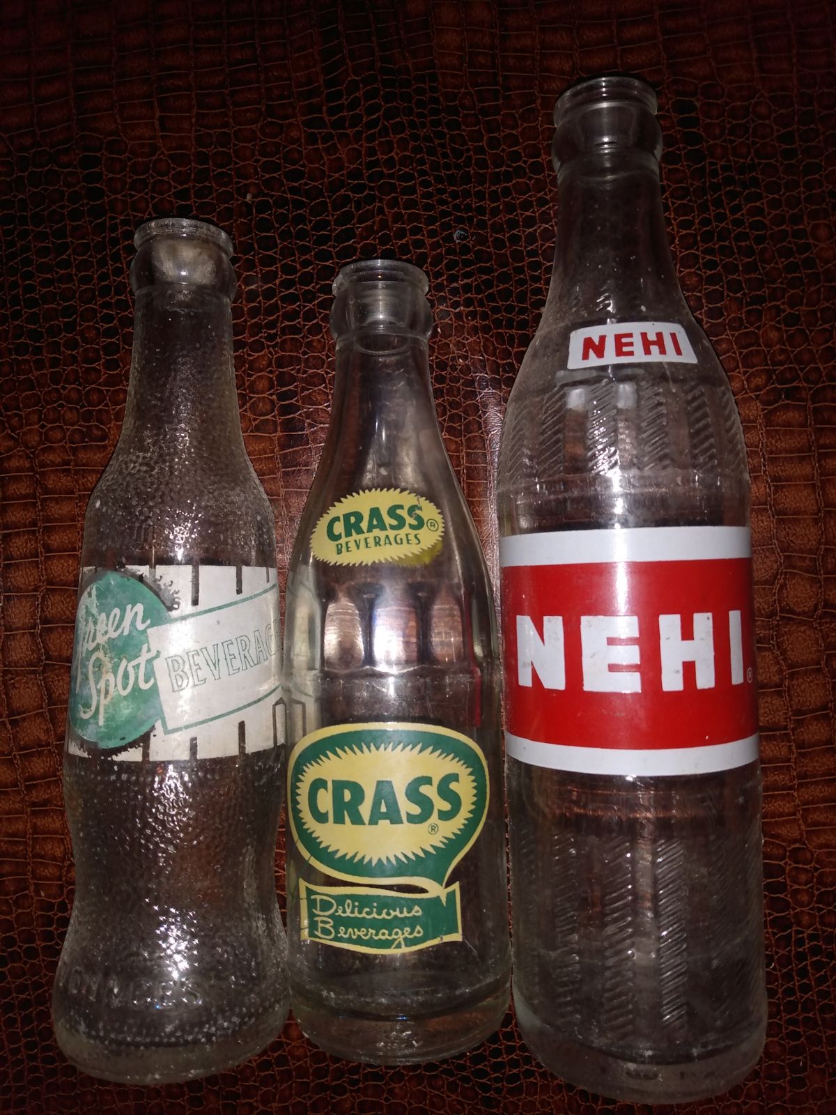 Soda bottles
