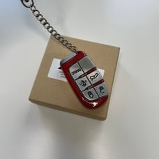 Dodge demon red key X Warren lotas keychain fob SRT car collab exclusive rare