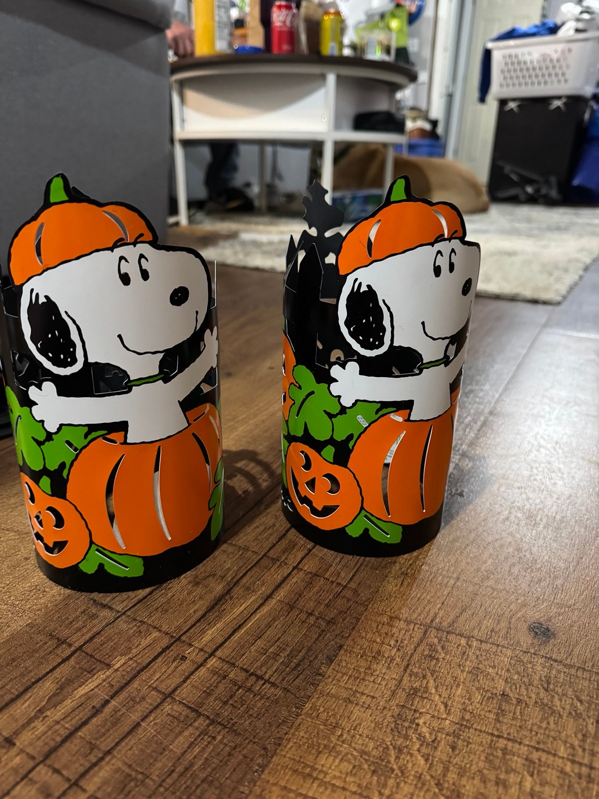 Snoopy “the Great Pumpkin” candle covers