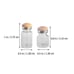 24 Pcs Mini Glass Bottle 1:12 Scale Glass Jars Model with Cork Dollhouse Storag