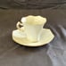 Royal Crest China Demitasse Light Blue w/ Gold Trim Cup & Saucer - Set of 5