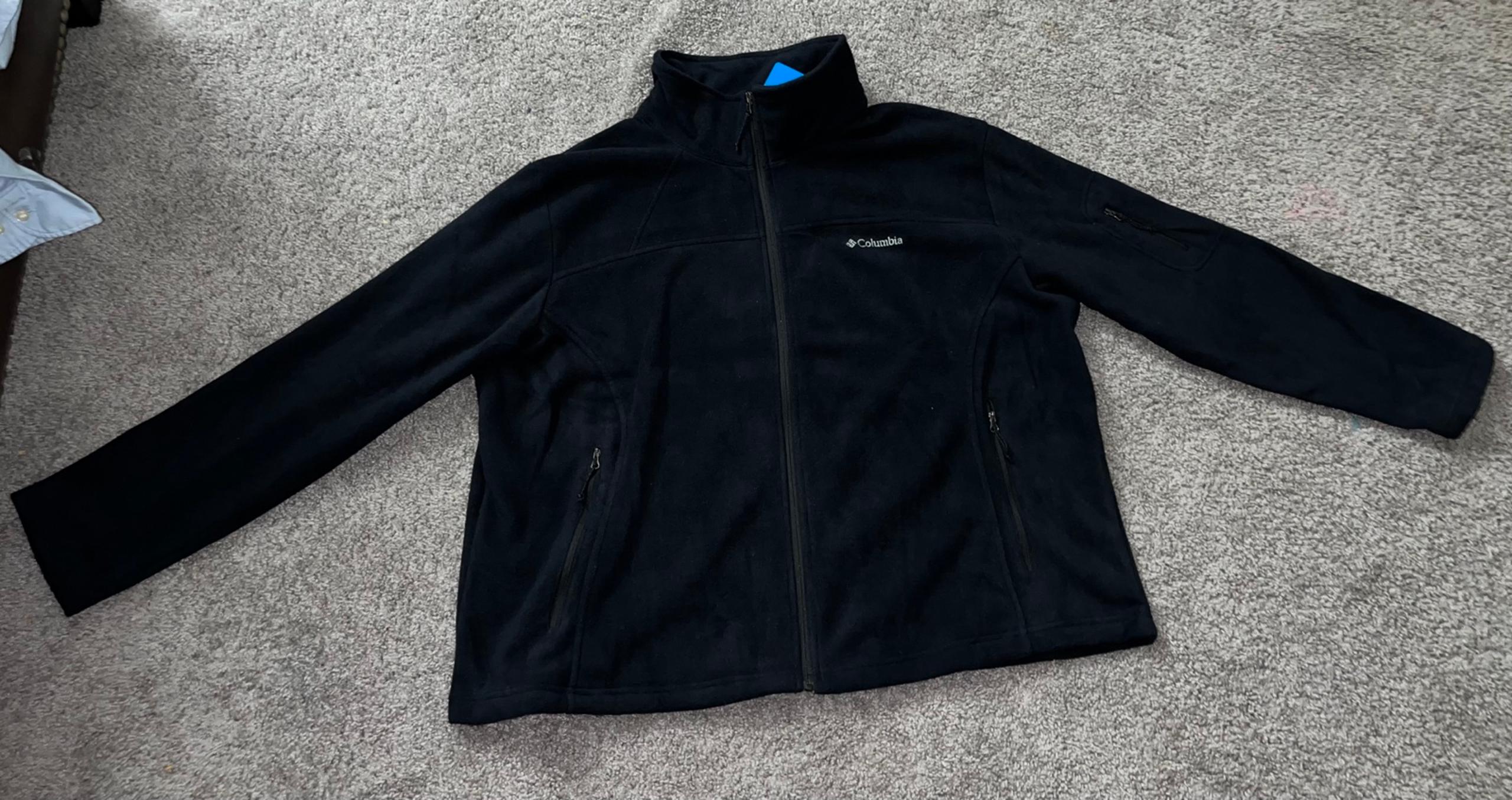 Columbia Women’s Cool Intervention Full Zip Black Sweater Size 3XL