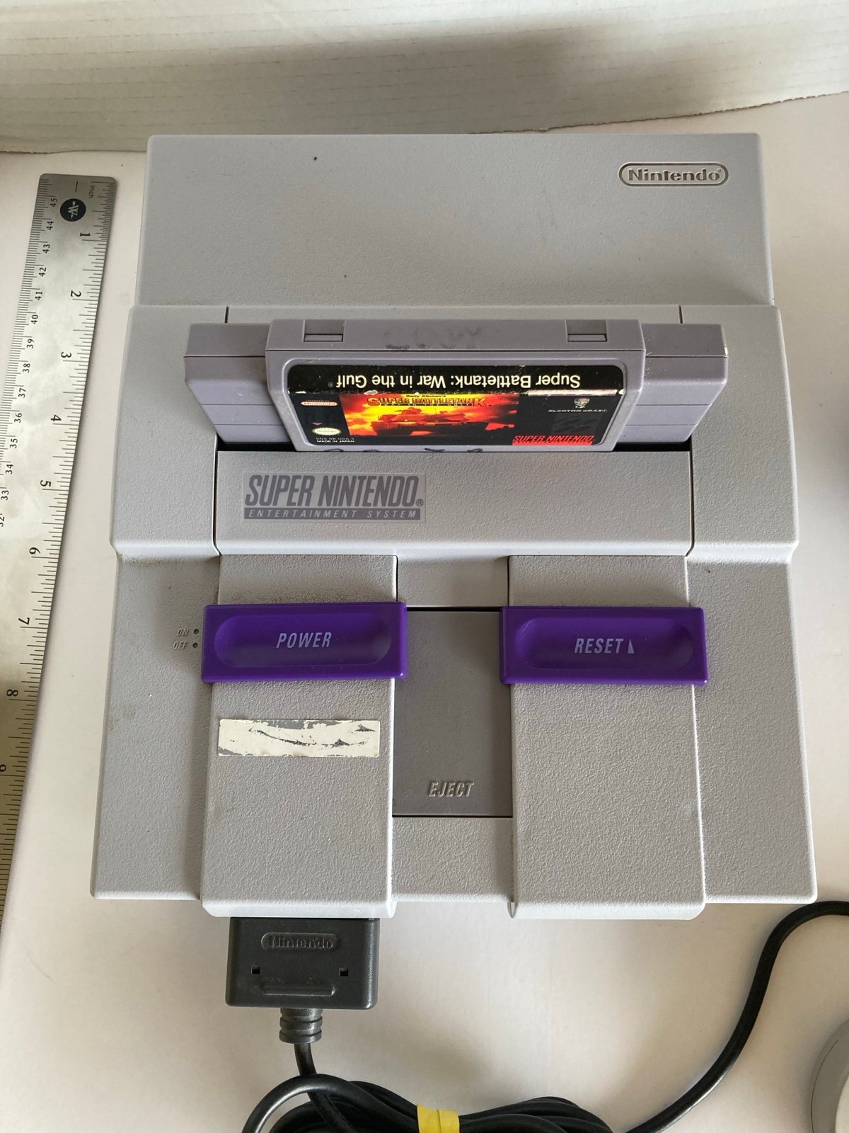 Super Nintendo Console bundle with 1 game and 1 controller