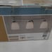 New (Open Box) Hampton Bay 1001224329 3 Light Vanity Fixture Chrome Finish