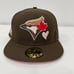 Toronto Blue Jays MLB New Era Pink Heart Coffee Exclusive Fitted Cap Hat 7 1/2