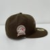 Toronto Blue Jays MLB New Era Pink Heart Coffee Exclusive Fitted Cap Hat 7 1/2