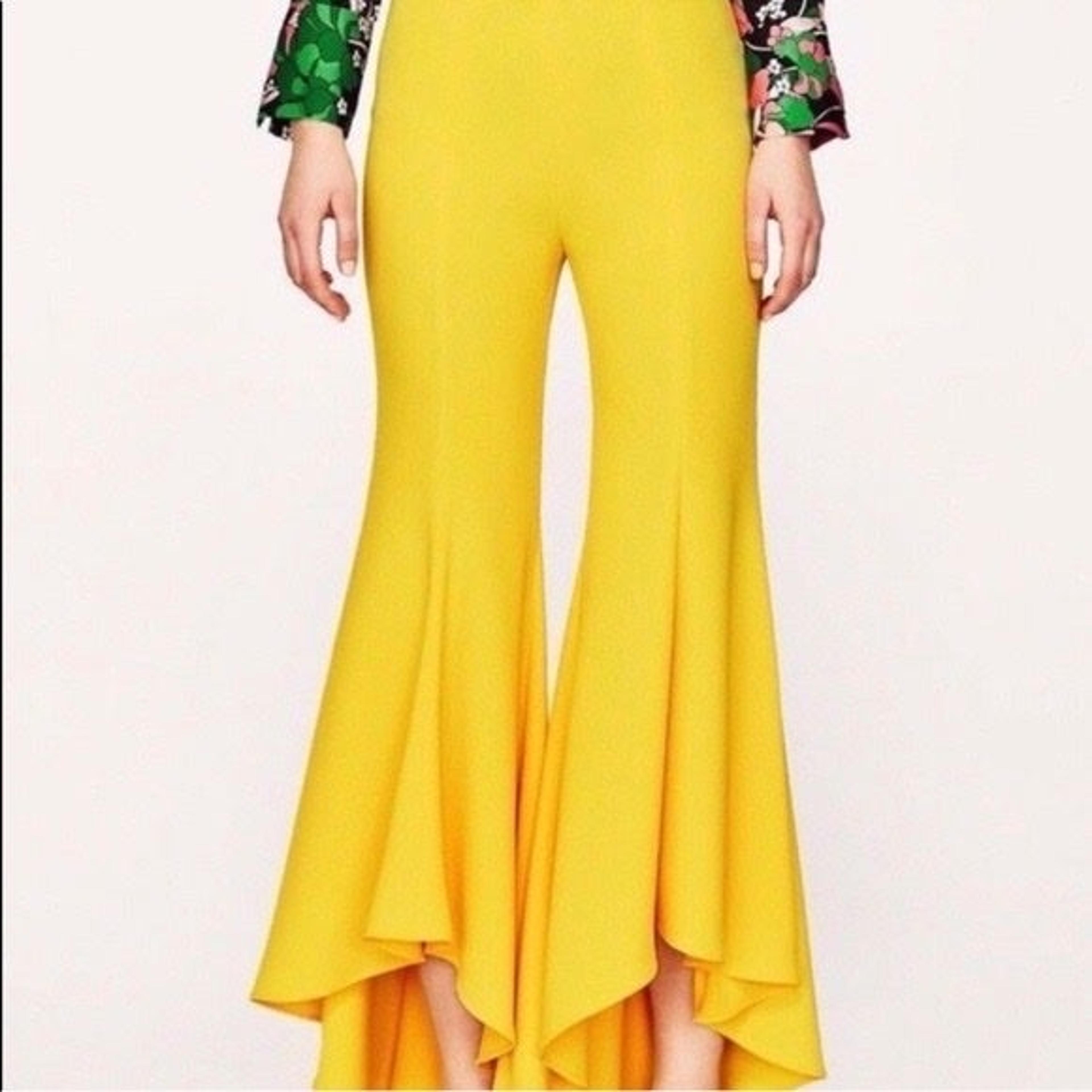 Zara yellow flare pants Clearance