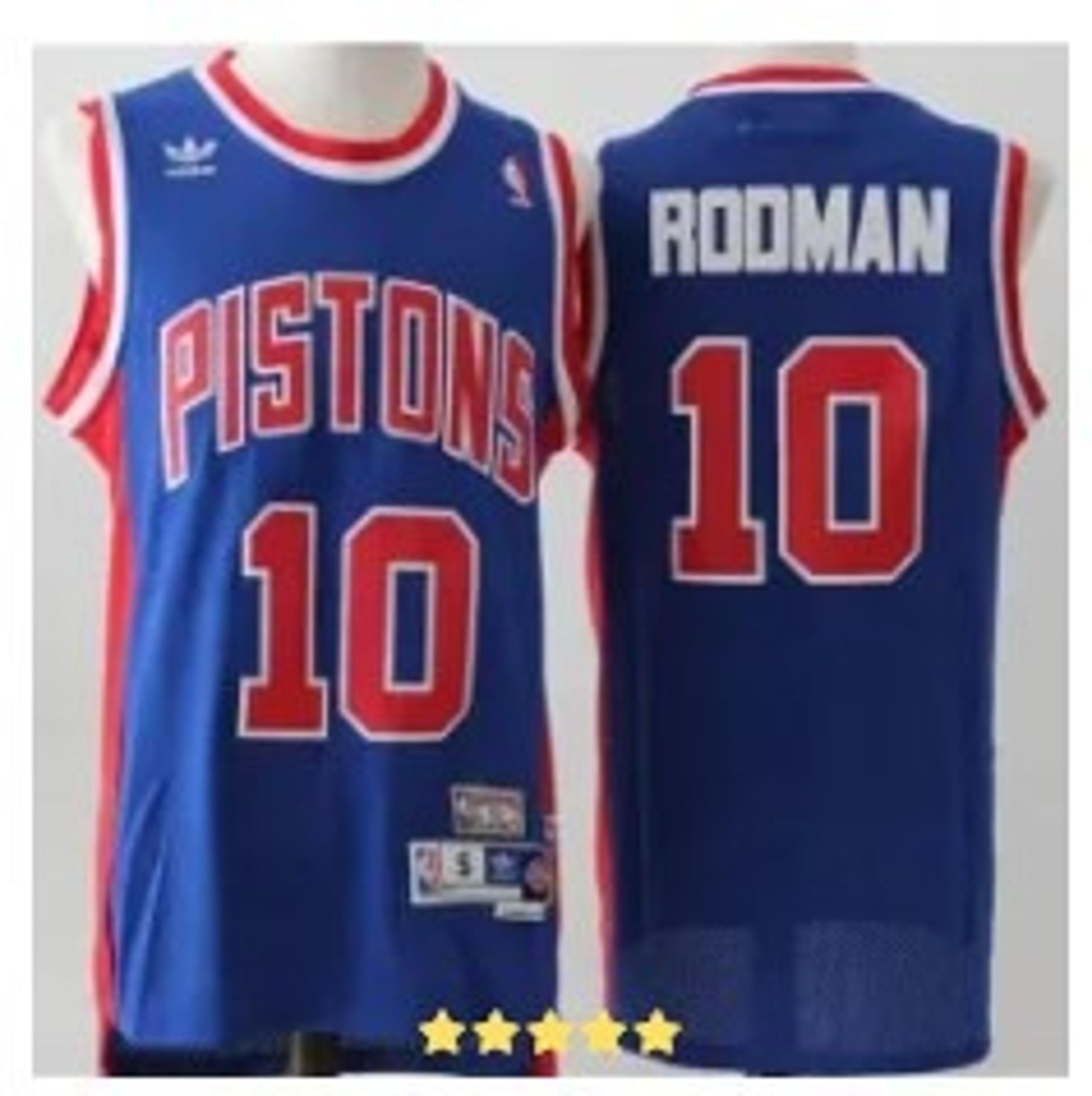 dennis rodman jersey new Small Medium Large XL XXL NBA Basketball Men New Adult