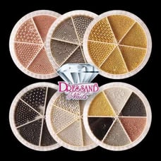 Set of caviar nail decoration