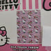 Hello Kitty Pink Heart Rainbow Throw