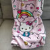 Hello Kitty Pink Heart Rainbow Throw