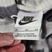 Nike Cropped Sweater Womens XL Gray Tie Dye Oversized Hoodie DM6716-010 New