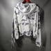 Nike Cropped Sweater Womens XL Gray Tie Dye Oversized Hoodie DM6716-010 New