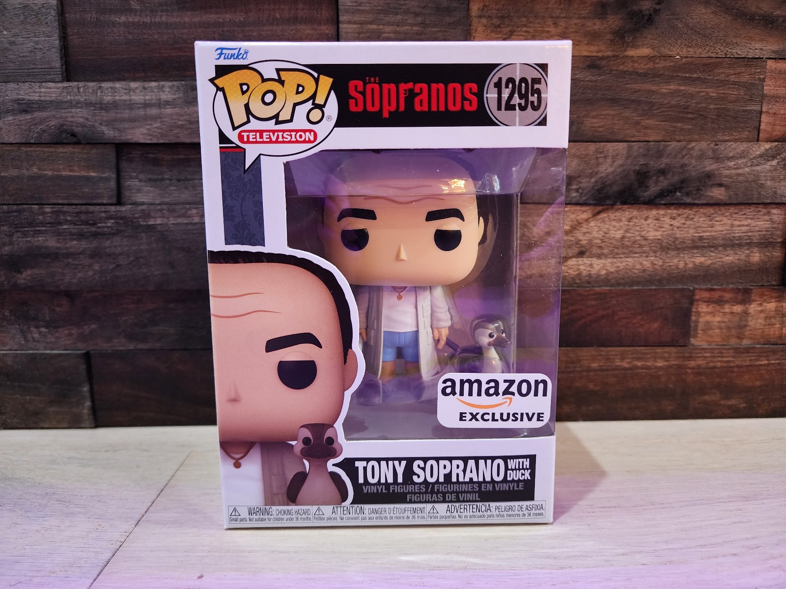 Funko Pop! Vinyl: The Sopranos - Tony Soprano with Duck Amazon Exclusive #1295
