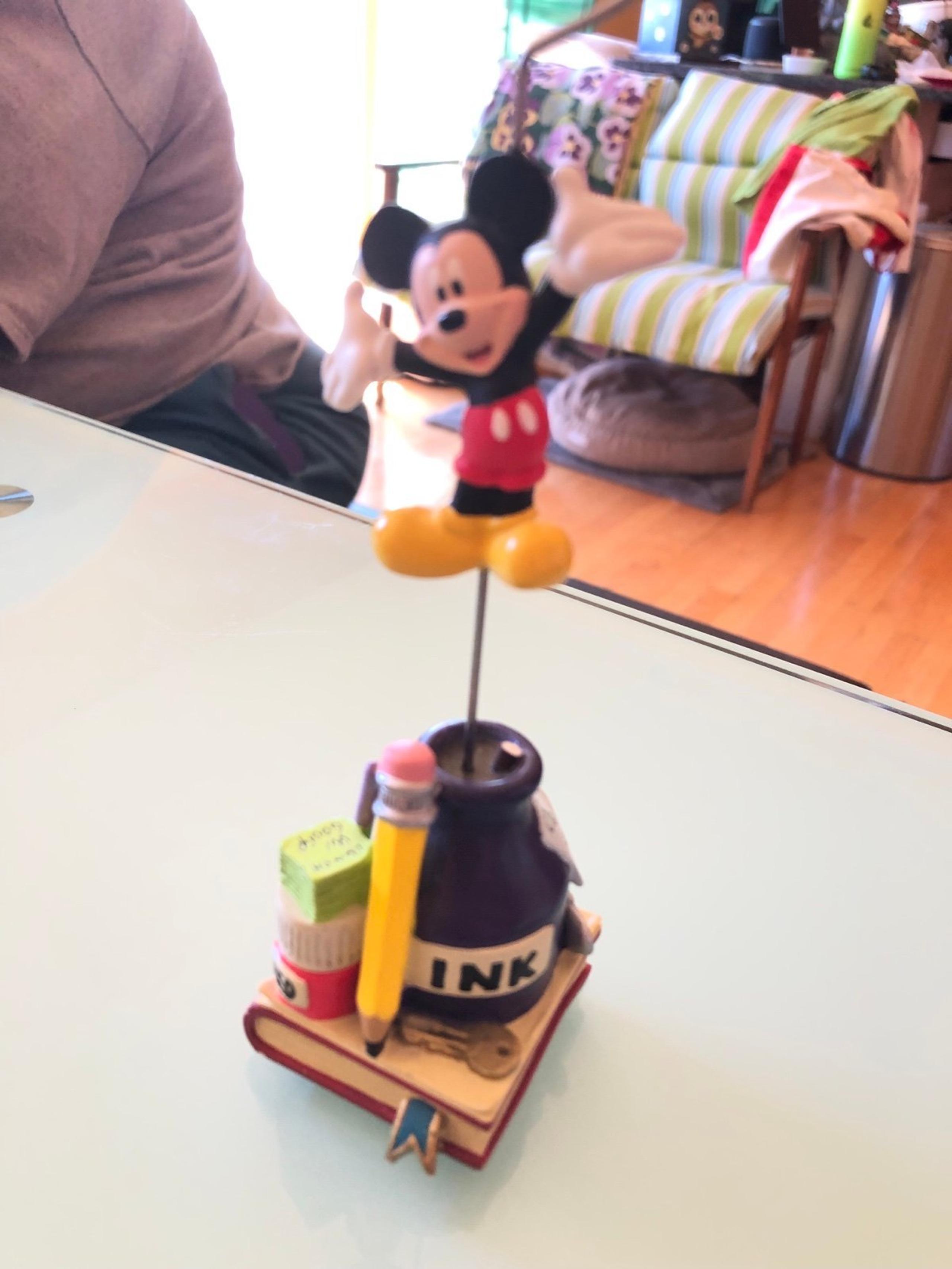 Vintage Mickey Mouse Photo And Note Holder