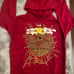 Sp5der hoodie maroon small