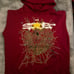 Sp5der hoodie maroon small