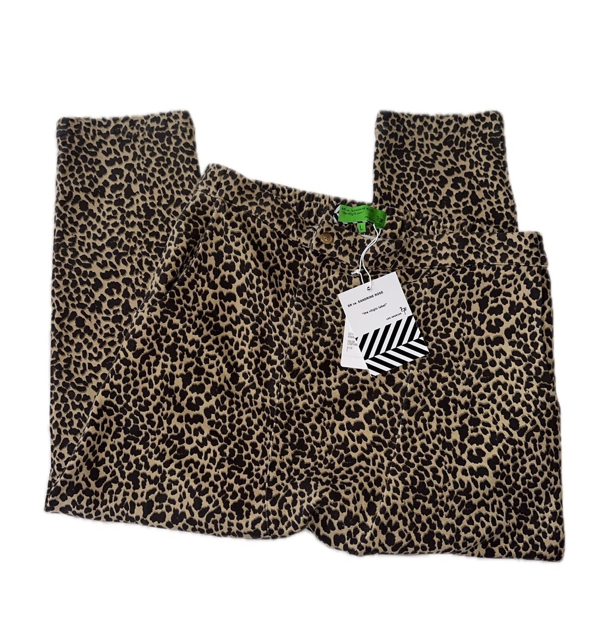 NWT Sandrine Rose x Free People Collab Leopard Harem Drop Crotch Comfort Pant