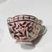 Antique Fischer & Mieg Royal Vienna Style Raspberry Floral Tea Cup Saucer