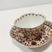 Antique Fischer & Mieg Royal Vienna Style Raspberry Floral Tea Cup Saucer