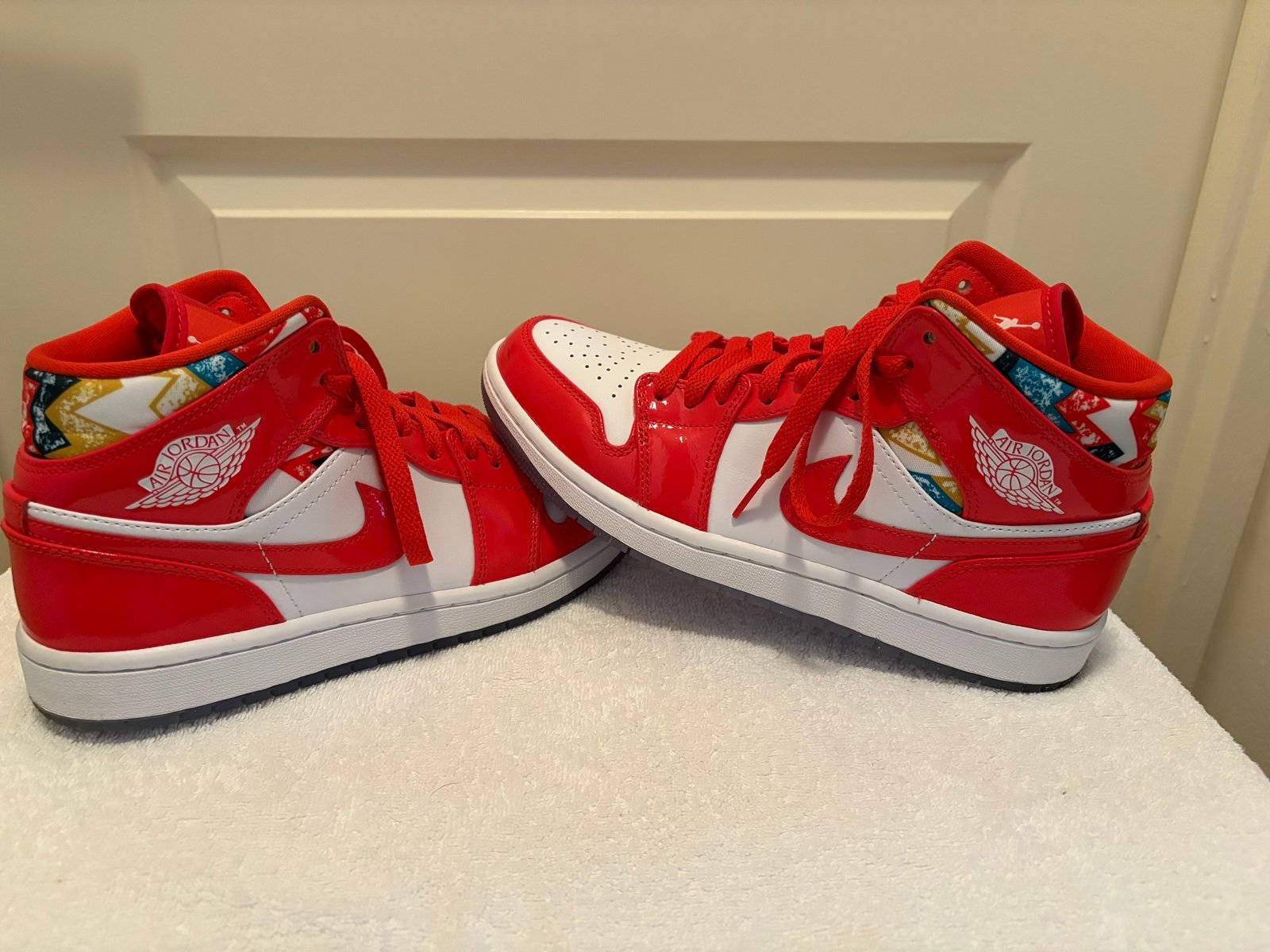 Nike Air Jordan 1 Mid Barcelona Sweater - Men’s Size 7.5/Women’s Size 9
