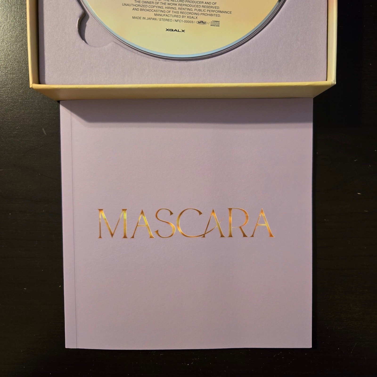 XG Mascara album CD
