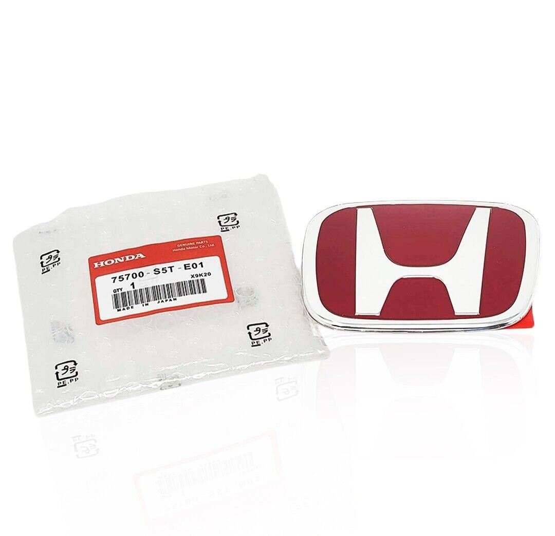 Front Grill Red Emblem fits Honda Civic Coupe Accord HR-V Fit Odyssey Type R