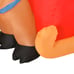 6.5 ft Long Light Up Santa Outdoor Christmas Inflatable Decoration