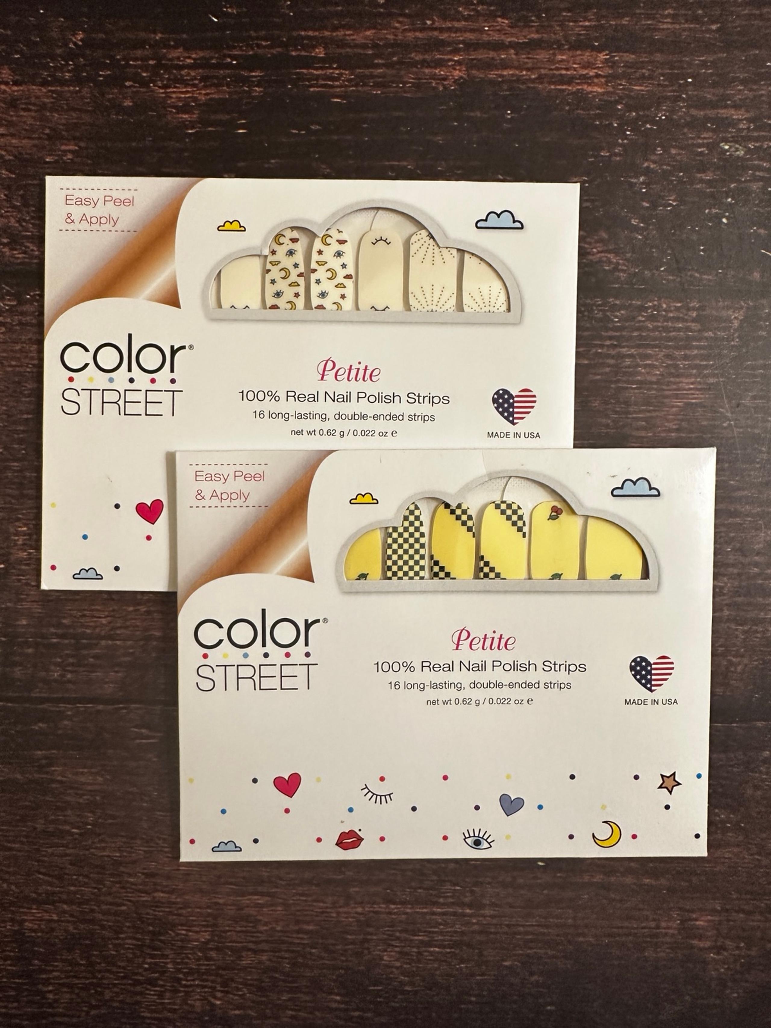 color street petite nail polish strips (set of 2)