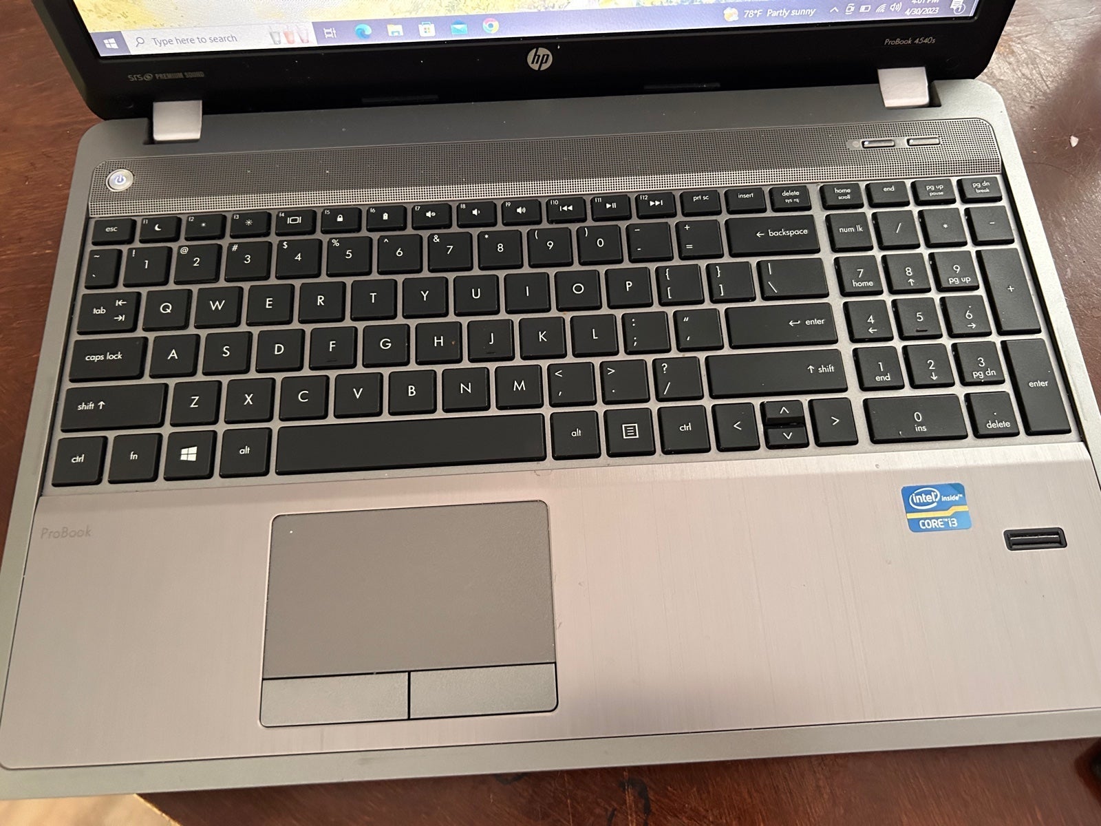 HP 4540s ProBook Laptop